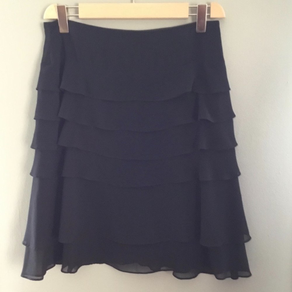 JS Collections silk tierd skirt